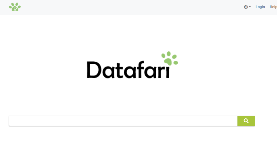 Datafari home page screenshot